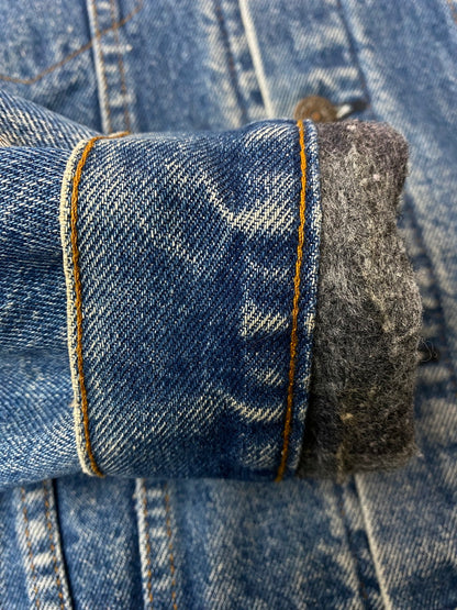 【現状渡し品】【メンズ】 Levi's リーバイス 70S 70505-0317 ボタン裏刻印 52 SMALL e BLANKET DENIM JACKET スモールe ブランケット デニム ジャケット メンズ アウター Gジャン 146-250922-em-34-min カラー：インディゴブルー 万代Net店