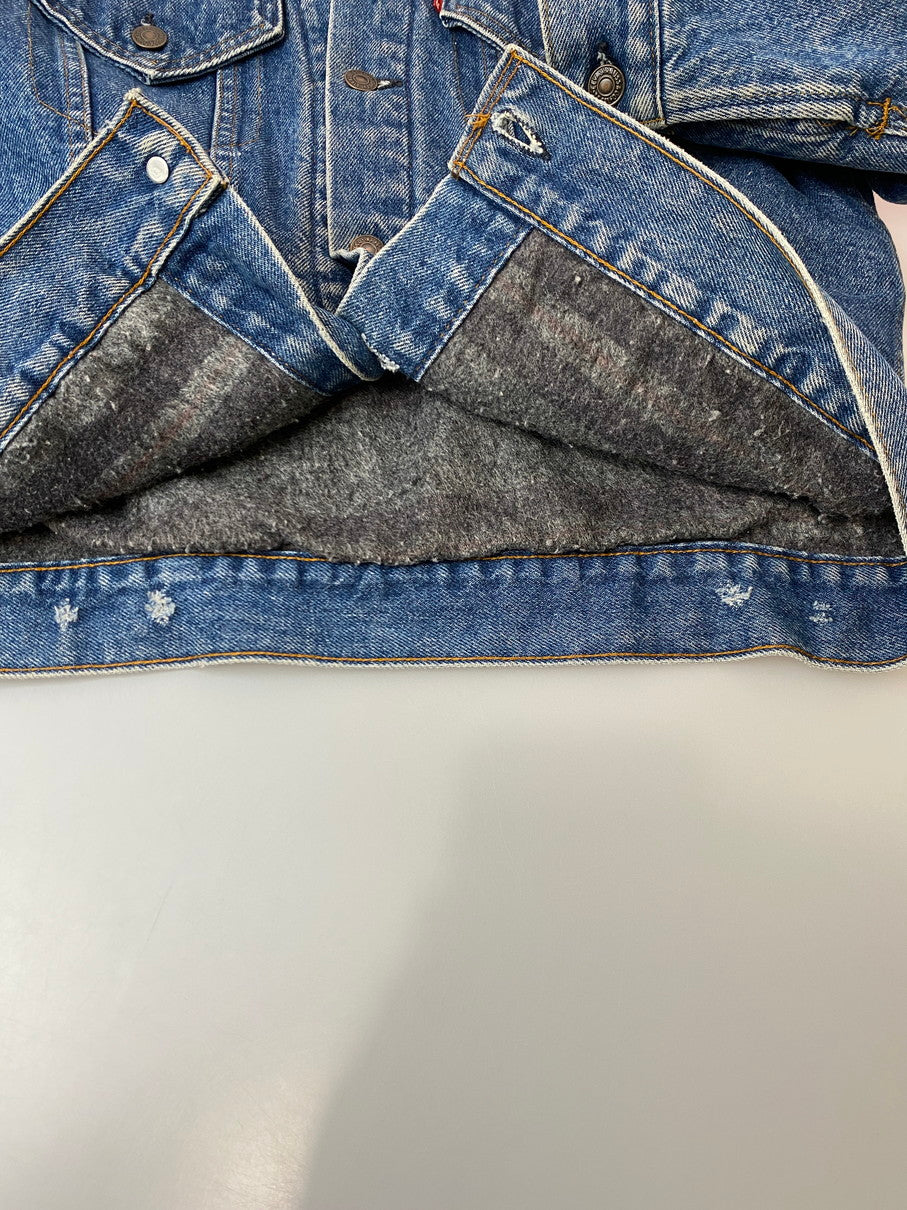 【現状渡し品】【メンズ】 Levi's リーバイス 70S 70505-0317 ボタン裏刻印 52 SMALL e BLANKET DENIM JACKET スモールe ブランケット デニム ジャケット メンズ アウター Gジャン 146-250922-em-34-min カラー：インディゴブルー 万代Net店