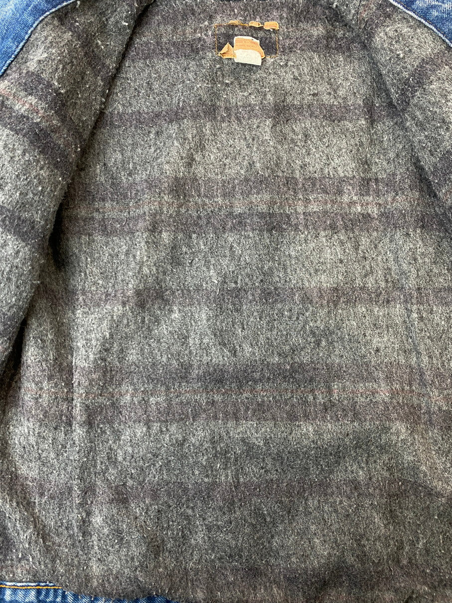 【現状渡し品】【メンズ】 Levi's リーバイス 70S 70505-0317 ボタン裏刻印 52 SMALL e BLANKET DENIM JACKET スモールe ブランケット デニム ジャケット メンズ アウター Gジャン 146-250922-em-34-min カラー：インディゴブルー 万代Net店