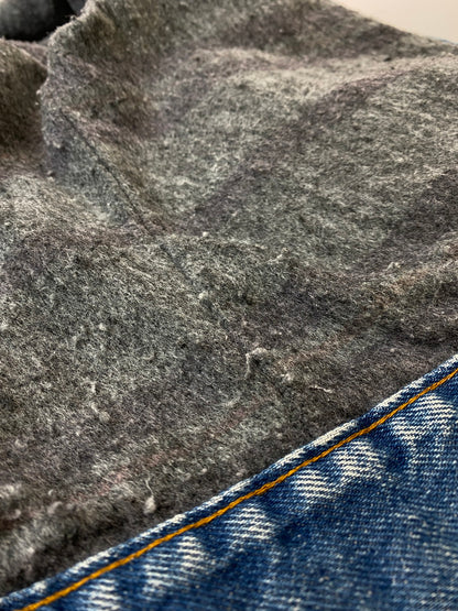 【現状渡し品】【メンズ】 Levi's リーバイス 70S 70505-0317 ボタン裏刻印 52 SMALL e BLANKET DENIM JACKET スモールe ブランケット デニム ジャケット メンズ アウター Gジャン 146-250922-em-34-min カラー：インディゴブルー 万代Net店