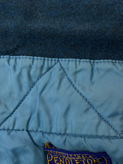 【現状渡し品】【メンズ】 PENDLETON ペンドルトン 70S プルオーバー チェック シャツ 70年代 ハーフボタン メンズ トップス 146-250922-em-35-min サイズ：M カラー：ブルー系（チェック柄） 万代Net店