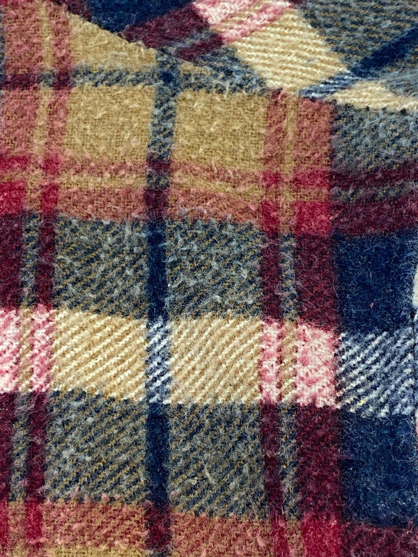 【中古品】【メンズ】 RUGGED COTTON LS CHECK SHIRT ラギット コットン 長袖 チェック シャツ メンズトップス 146-251228-em-15-min サイズ：L カラー：ブラウン系 万代Net店