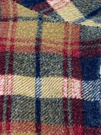 【中古品】【メンズ】 RUGGED COTTON LS CHECK SHIRT ラギット コットン 長袖 チェック シャツ メンズトップス 146-251228-em-15-min サイズ：L カラー：ブラウン系 万代Net店