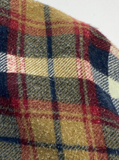 【中古品】【メンズ】 RUGGED COTTON LS CHECK SHIRT ラギット コットン 長袖 チェック シャツ メンズトップス 146-251228-em-15-min サイズ：L カラー：ブラウン系 万代Net店