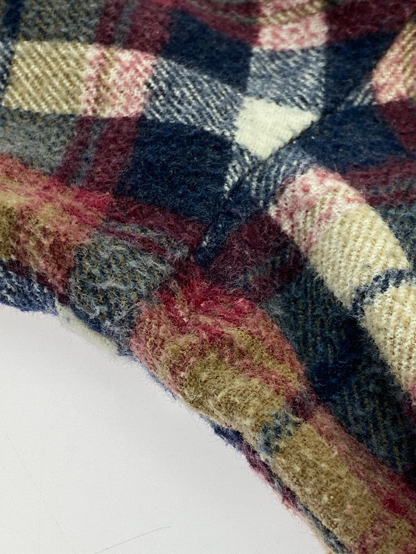 【中古品】【メンズ】 RUGGED COTTON LS CHECK SHIRT ラギット コットン 長袖 チェック シャツ メンズトップス 146-251228-em-15-min サイズ：L カラー：ブラウン系 万代Net店