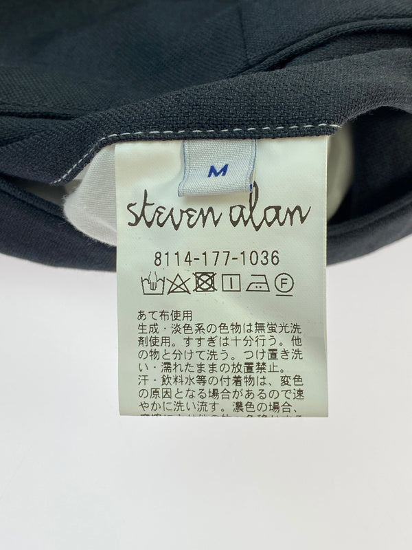 【中古品】【メンズ】 STEVEN ALAN スティーブンアラン TCL オックステーパード スラックス パンツ 8114-177-1036 メンズ ボトムス 151-260731-em-39-min サイズ：M カラー：ブラック 万代Net店