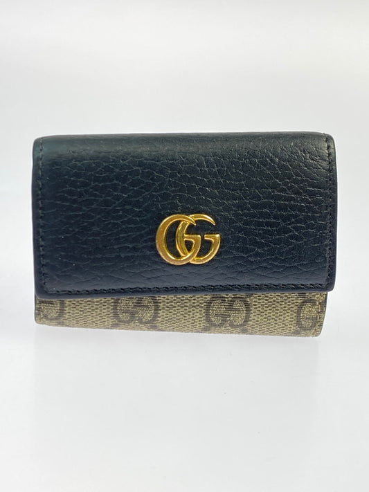 【中古品】【メンズ/レディース】 GUCCI グッチ 456118 GGMARMONT 6連 キーケース 181-250927-ks-11-min カラー：ブラック系 万代Net店