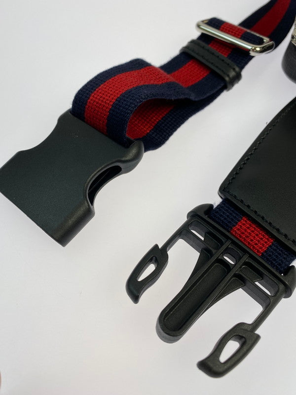 【中古品】【メンズ/レディース】 GUCCI グッチ 474293 GGスプリーム ウエストバッグ 180-250927-ks-09-min カラー：ブラック/グレー系 万代Net店