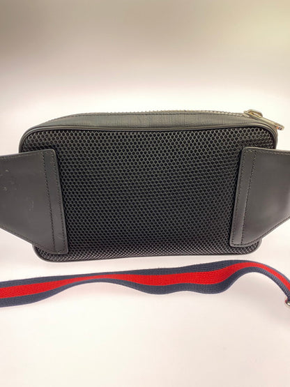 【中古品】【メンズ/レディース】 GUCCI グッチ 474293 GGスプリーム ウエストバッグ 180-250927-ks-09-min カラー：ブラック/グレー系 万代Net店