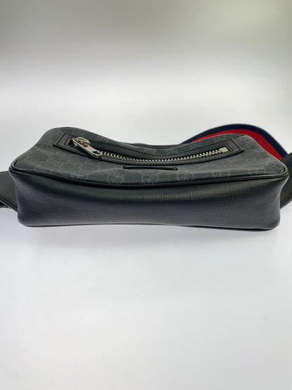 【中古品】【メンズ/レディース】 GUCCI グッチ 474293 GGスプリーム ウエストバッグ 180-250927-ks-09-min カラー：ブラック/グレー系 万代Net店