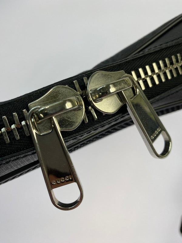 【中古品】【メンズ/レディース】 GUCCI グッチ 474293 GGスプリーム ウエストバッグ 180-250927-ks-09-min カラー：ブラック/グレー系 万代Net店