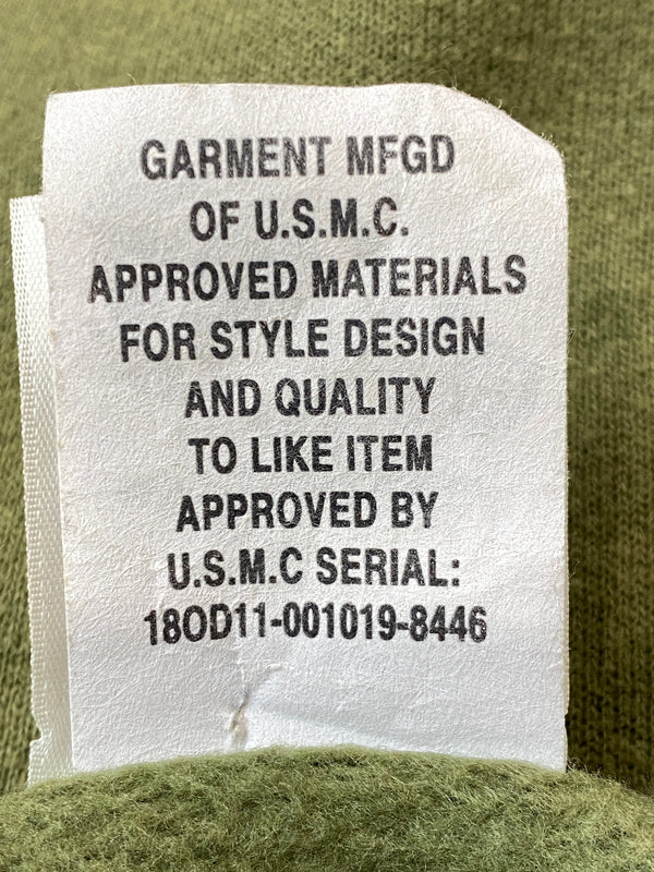【中古品】【メンズ】 SOFFE ソフィー U.S.MARINE CORPS SWEAT SHIRT スウェットシャツ トレーナー USA製 トップス 146-260715-yn-14-min サイズ：L カラー：オリーブ 万代Net店
