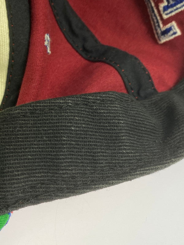 【中古品】【メンズ/レディース】 NIKE ナイキ 90S SNAPBACK CAP スナップバック キャップ 帽子 185-250927-ks-02-min カラー：バーガンディ×ブルー 万代Net店