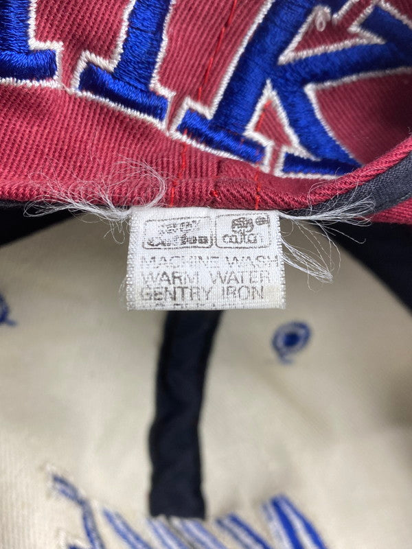 【中古品】【メンズ/レディース】 NIKE ナイキ 90S SNAPBACK CAP スナップバック キャップ 帽子 185-250927-ks-02-min カラー：バーガンディ×ブルー 万代Net店