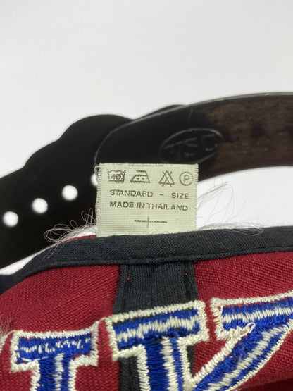 【中古品】【メンズ/レディース】 NIKE ナイキ 90S SNAPBACK CAP スナップバック キャップ 帽子 185-250927-ks-02-min カラー：バーガンディ×ブルー 万代Net店