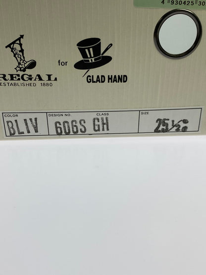 【中古美品】【メンズ】 GLADHAND & Co. グラッドハンド × REGAL リーガル 別注 コラボ GH SADDLE SHOES 606S サドルシューズ 革靴 ドレスシューズ 164-250925-kk-24-min サイズ：25 1/2 カラー：ブラック/アイボリー 万代Net店