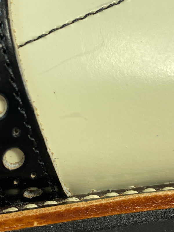 【中古美品】【メンズ】 GLADHAND & Co. グラッドハンド × REGAL リーガル 別注 コラボ GH SADDLE SHOES 606S サドルシューズ 革靴 ドレスシューズ 164-250925-kk-24-min サイズ：25 1/2 カラー：ブラック/アイボリー 万代Net店