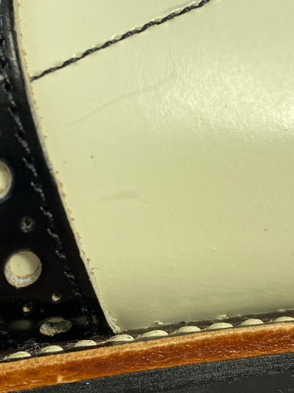 【中古美品】【メンズ】 GLADHAND & Co. グラッドハンド × REGAL リーガル 別注 コラボ GH SADDLE SHOES 606S サドルシューズ 革靴 ドレスシューズ 164-250925-kk-24-min サイズ：25 1/2 カラー：ブラック/アイボリー 万代Net店