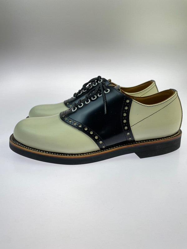 【中古美品】【メンズ】 GLADHAND & Co. グラッドハンド × REGAL リーガル 別注 コラボ GH SADDLE SHOES 606S サドルシューズ 革靴 ドレスシューズ 164-250925-kk-24-min サイズ：25 1/2 カラー：ブラック/アイボリー 万代Net店