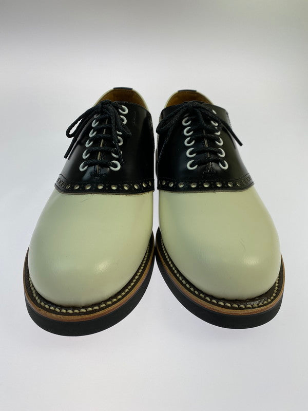 【中古美品】【メンズ】 GLADHAND & Co. グラッドハンド × REGAL リーガル 別注 コラボ GH SADDLE SHOES 606S サドルシューズ 革靴 ドレスシューズ 164-250925-kk-24-min サイズ：25 1/2 カラー：ブラック/アイボリー 万代Net店