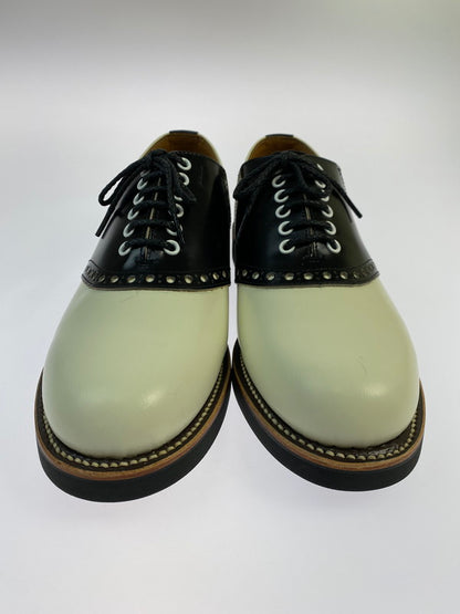 【中古美品】【メンズ】 GLADHAND & Co. グラッドハンド × REGAL リーガル 別注 コラボ GH SADDLE SHOES 606S サドルシューズ 革靴 ドレスシューズ 164-250925-kk-24-min サイズ：25 1/2 カラー：ブラック/アイボリー 万代Net店
