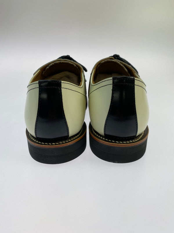 【中古美品】【メンズ】 GLADHAND & Co. グラッドハンド × REGAL リーガル 別注 コラボ GH SADDLE SHOES 606S サドルシューズ 革靴 ドレスシューズ 164-250925-kk-24-min サイズ：25 1/2 カラー：ブラック/アイボリー 万代Net店