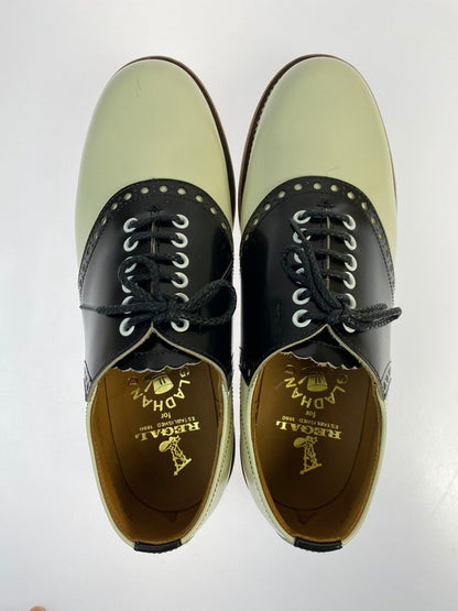 【中古美品】【メンズ】 GLADHAND & Co. グラッドハンド × REGAL リーガル 別注 コラボ GH SADDLE SHOES 606S サドルシューズ 革靴 ドレスシューズ 164-250925-kk-24-min サイズ：25 1/2 カラー：ブラック/アイボリー 万代Net店