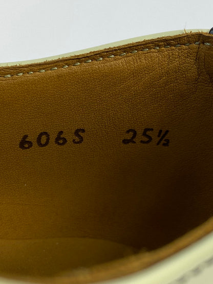 【中古美品】【メンズ】 GLADHAND & Co. グラッドハンド × REGAL リーガル 別注 コラボ GH SADDLE SHOES 606S サドルシューズ 革靴 ドレスシューズ 164-250925-kk-24-min サイズ：25 1/2 カラー：ブラック/アイボリー 万代Net店