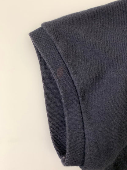 【中古品】【メンズ】 HELMUT LANG ヘルムート ラング CREW SWEAT SHIRT BLACK 90S クルー スウェット シャツ 半袖 メンズ トップス 141-250926-em-32-min サイズ：M カラー：ブラック 万代Net店