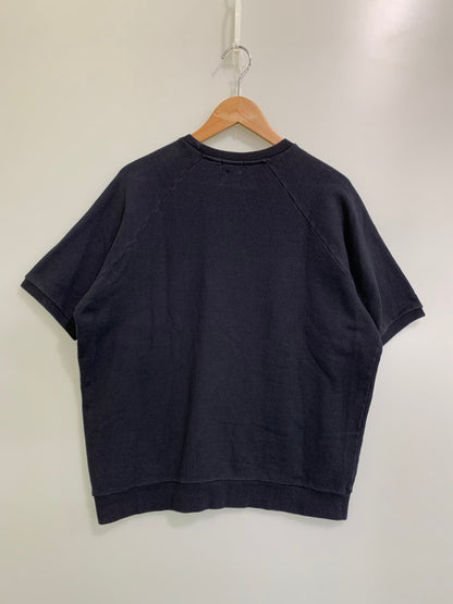 【中古品】【メンズ】 HELMUT LANG ヘルムート ラング CREW SWEAT SHIRT BLACK 90S クルー スウェット シャツ 半袖 メンズ トップス 141-250926-em-32-min サイズ：M カラー：ブラック 万代Net店