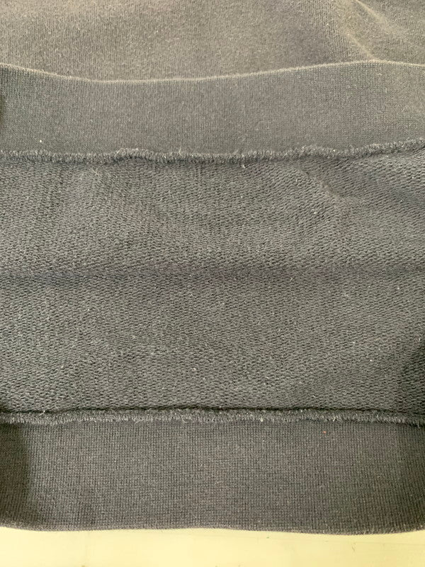 【中古品】【メンズ】 HELMUT LANG ヘルムート ラング CREW SWEAT SHIRT BLACK 90S クルー スウェット シャツ 半袖 メンズ トップス 141-250926-em-32-min サイズ：M カラー：ブラック 万代Net店