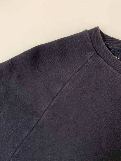 【中古品】【メンズ】 HELMUT LANG ヘルムート ラング CREW SWEAT SHIRT BLACK 90S クルー スウェット シャツ 半袖 メンズ トップス 141-250926-em-32-min サイズ：M カラー：ブラック 万代Net店