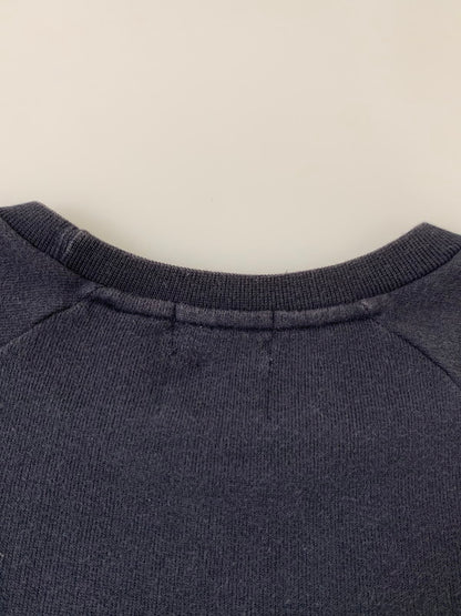 【中古品】【メンズ】 HELMUT LANG ヘルムート ラング CREW SWEAT SHIRT BLACK 90S クルー スウェット シャツ 半袖 メンズ トップス 141-250926-em-32-min サイズ：M カラー：ブラック 万代Net店