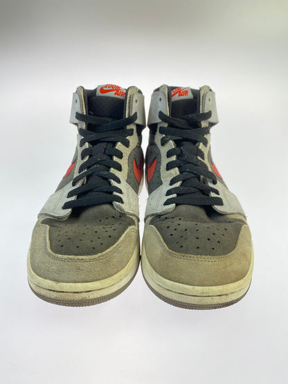 【中古品】【メンズ】 NIKE ナイキ AIR JORDAN 1 ZOOM CMFT 2 DV1307-060 エアジョーダン 1 ズーム コンフォート 2 スニーカー 靴 160-250924-kk-10-min カラー：BLACK/FIRE RED-CEMENT GREY 万代Net店