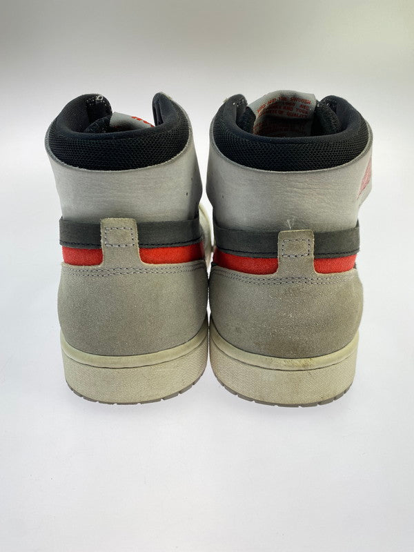 【中古品】【メンズ】 NIKE ナイキ AIR JORDAN 1 ZOOM CMFT 2 DV1307-060 エアジョーダン 1 ズーム コンフォート 2 スニーカー 靴 160-250924-kk-10-min カラー：BLACK/FIRE RED-CEMENT GREY 万代Net店