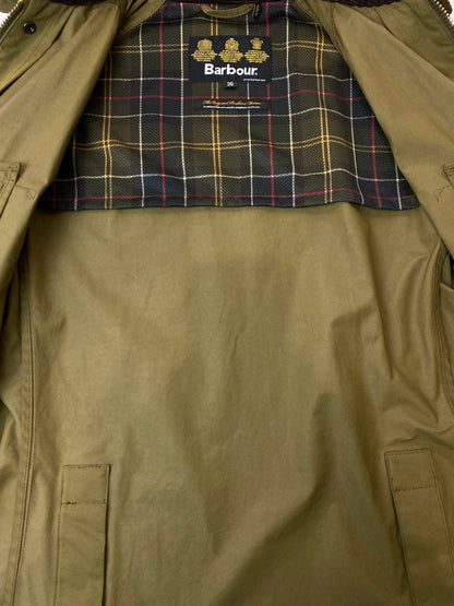 【中古品】【メンズ】 BARBOUR バーブアー WAX LESS JACKET ワックスレス ジャケット メンズ アウター 144-250926-em-35-min サイズ：36 カラー：カーキ 万代Net店
