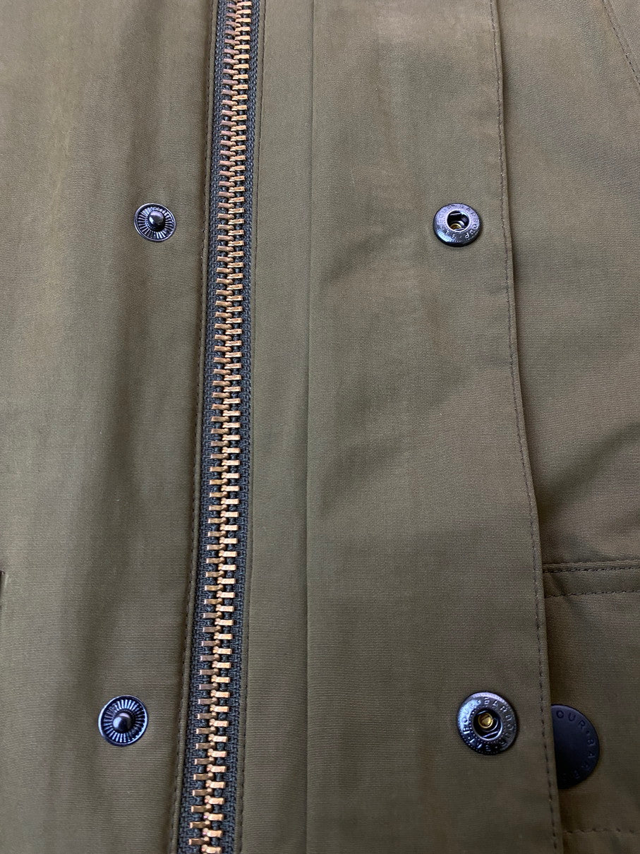 【中古品】【メンズ】 BARBOUR バーブアー WAX LESS JACKET ワックスレス ジャケット メンズ アウター 144-250926-em-35-min サイズ：36 カラー：カーキ 万代Net店