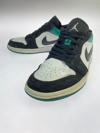 【中古品】【メンズ】 NIKE ナイキ AIR JORDAN 1 LOW 553558-113 エアジョーダン 1 ロー スニーカー 靴 160-250924-kk-13-min カラー：WHITE/BLACK-MYSTIC GREEN 万代Net店