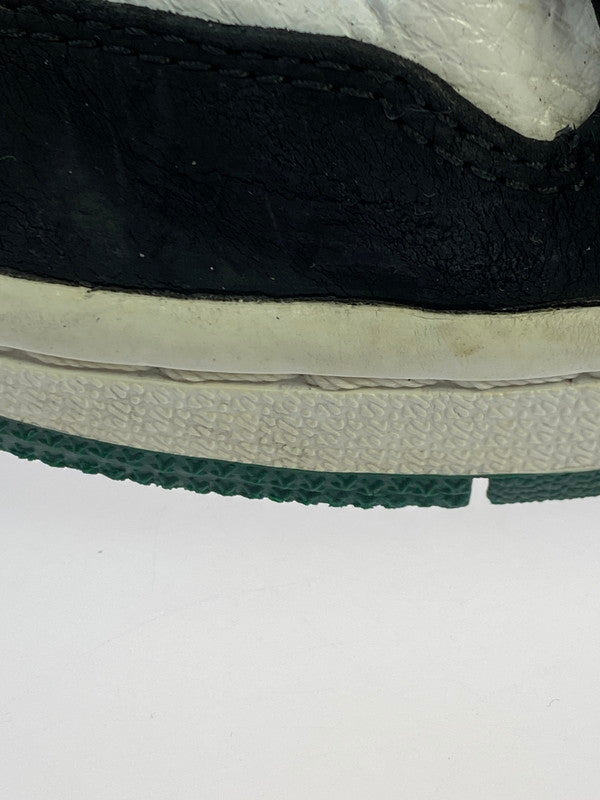 【中古品】【メンズ】 NIKE ナイキ AIR JORDAN 1 LOW 553558-113 エアジョーダン 1 ロー スニーカー 靴 160-250924-kk-13-min カラー：WHITE/BLACK-MYSTIC GREEN 万代Net店