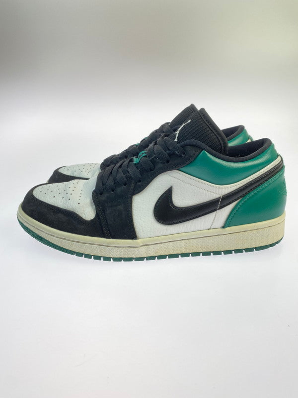 【中古品】【メンズ】 NIKE ナイキ AIR JORDAN 1 LOW 553558-113 エアジョーダン 1 ロー スニーカー 靴 160-250924-kk-13-min カラー：WHITE/BLACK-MYSTIC GREEN 万代Net店