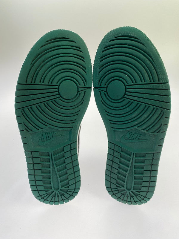 【中古品】【メンズ】 NIKE ナイキ AIR JORDAN 1 LOW 553558-113 エアジョーダン 1 ロー スニーカー 靴 160-250924-kk-13-min カラー：WHITE/BLACK-MYSTIC GREEN 万代Net店