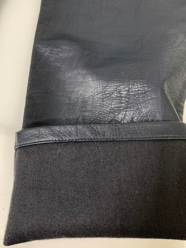 【中古品】【メンズ】 SEFR セファ FAKE LEATHER PANTS フェイク レザー パンツ ボトムス 152-260811-hu-26-min サイズ：29 カラー：ネイビー 万代Net店