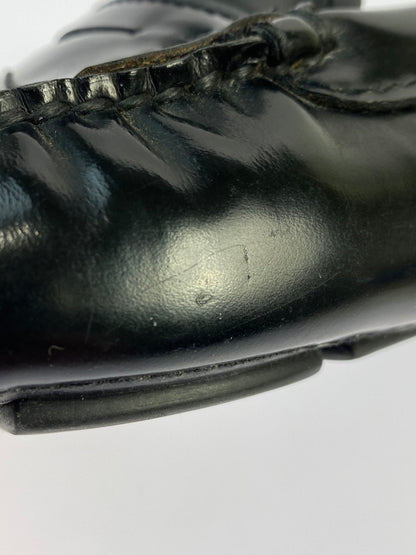 【中古品】【レディース】 PRADA プラダ LOGO LOAFER ロゴ ローファー 革靴 ビジネスシューズ 183-250925-kk-30-min カラー：ブラック 万代Net店