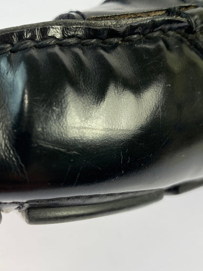 【中古品】【レディース】 PRADA プラダ LOGO LOAFER ロゴ ローファー 革靴 ビジネスシューズ 183-250925-kk-30-min カラー：ブラック 万代Net店