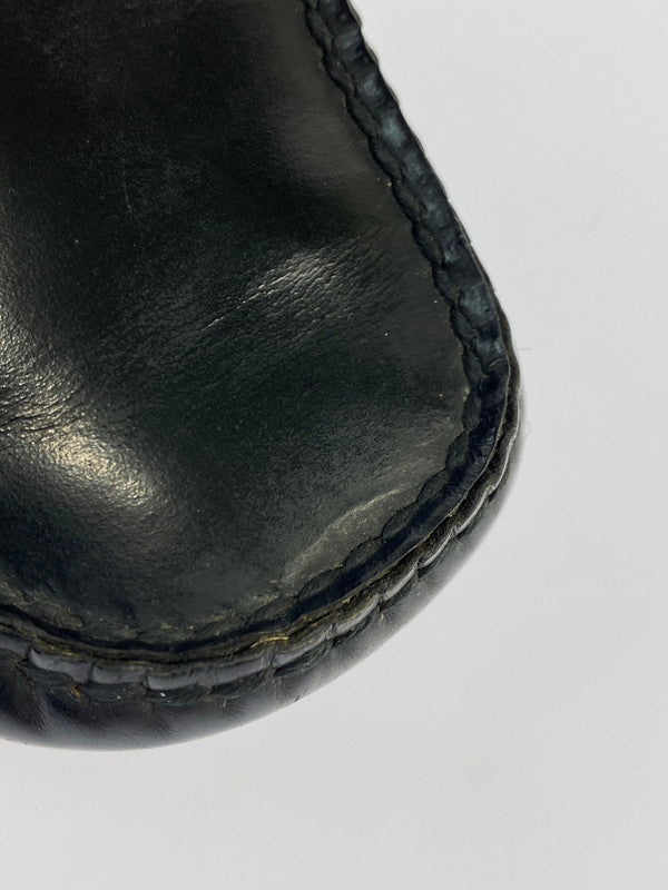 【中古品】【レディース】 PRADA プラダ LOGO LOAFER ロゴ ローファー 革靴 ビジネスシューズ 183-250925-kk-30-min カラー：ブラック 万代Net店