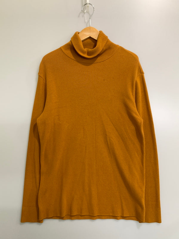 【中古品】【メンズ】 UNITED TOKYO ユナイテッドトウキョウ 畦タートルネック 407330005 メンズ トップス ニット セーター 薄手 140-260731-em-51-min サイズ：2 カラー：オレンジ系 万代Net店