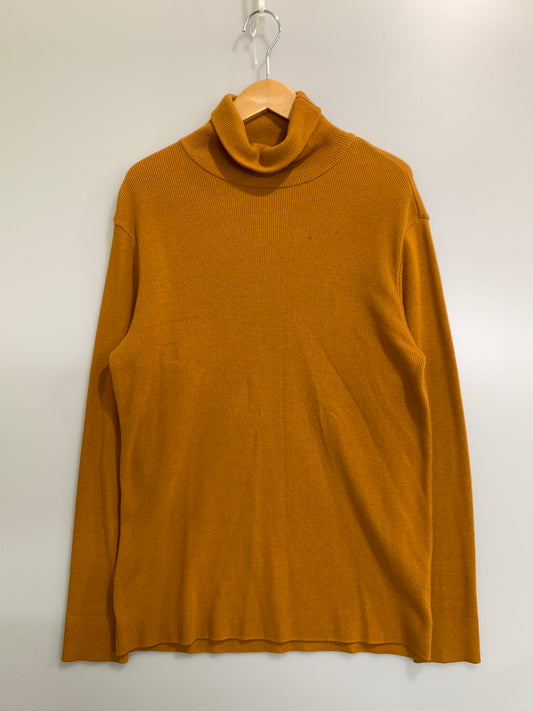 【中古品】【メンズ】 UNITED TOKYO ユナイテッドトウキョウ 畦タートルネック 407330005 メンズ トップス ニット セーター 薄手 140-260731-em-51-min サイズ：2 カラー：オレンジ系 万代Net店