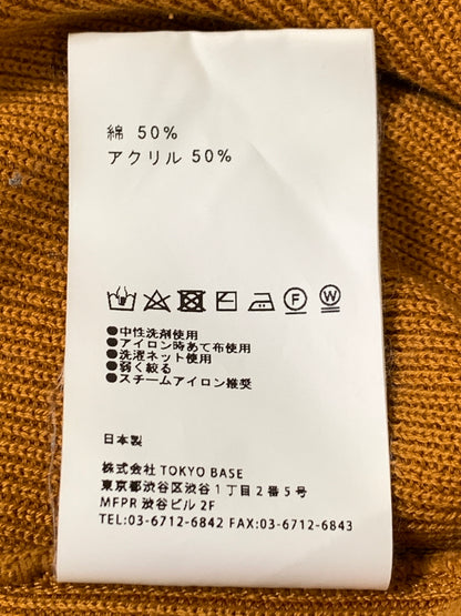 【中古品】【メンズ】 UNITED TOKYO ユナイテッドトウキョウ 畦タートルネック 407330005 メンズ トップス ニット セーター 薄手 140-260731-em-51-min サイズ：2 カラー：オレンジ系 万代Net店
