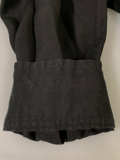 【中古品】【メンズ】 SHAREEF シャリーフ APPLE R L S BIG SHIRTS BLACK 18713026 アップル アール ロングスリーブ ビッグ シャツ メンズ 長袖シャツ トップス 140-260731-em-61-min サイズ：2 カラー：ブラック 万代Net店