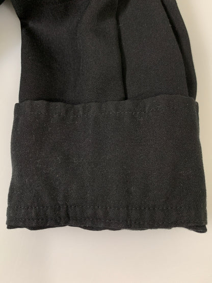 【中古品】【メンズ】 SHAREEF シャリーフ APPLE R L S BIG SHIRTS BLACK 18713026 アップル アール ロングスリーブ ビッグ シャツ メンズ 長袖シャツ トップス 140-260731-em-61-min サイズ：2 カラー：ブラック 万代Net店